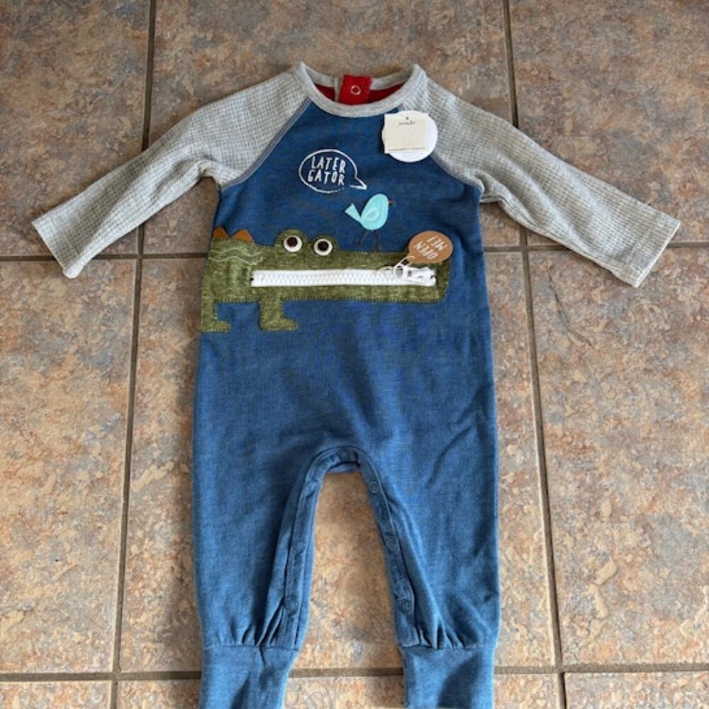 Mud Pie Baby Boy "Later Gator" NWT size 6-9 months